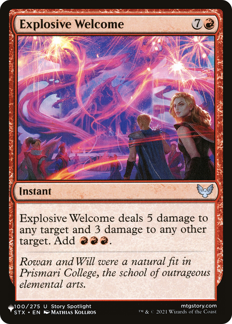 Explosive Welcome [The List] | Gate City Games LLC