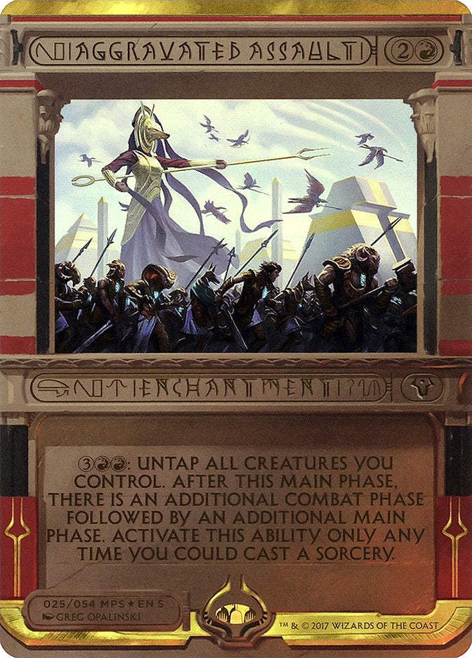 Aggravated Assault (Invocation) [Amonkhet Invocations] | Gate City Games LLC