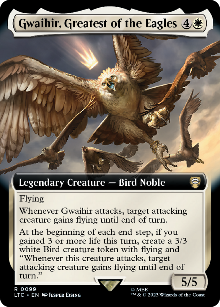 Gwaihir, Greatest of the Eagles (Extended Art) [The Lord of the Rings: Tales of Middle-Earth Commander] | Gate City Games LLC