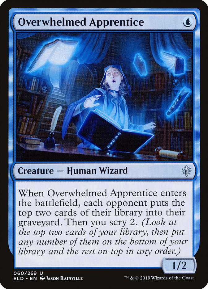 Overwhelmed Apprentice [Throne of Eldraine] | Gate City Games LLC
