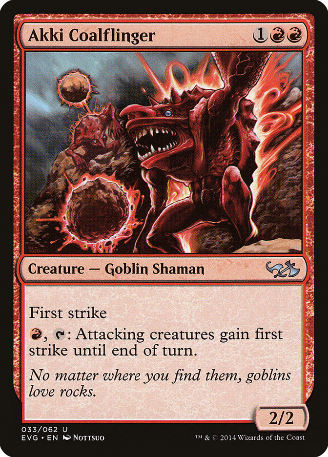 Akki Coalflinger (Elves vs. Goblins) [Duel Decks Anthology] | Gate City Games LLC