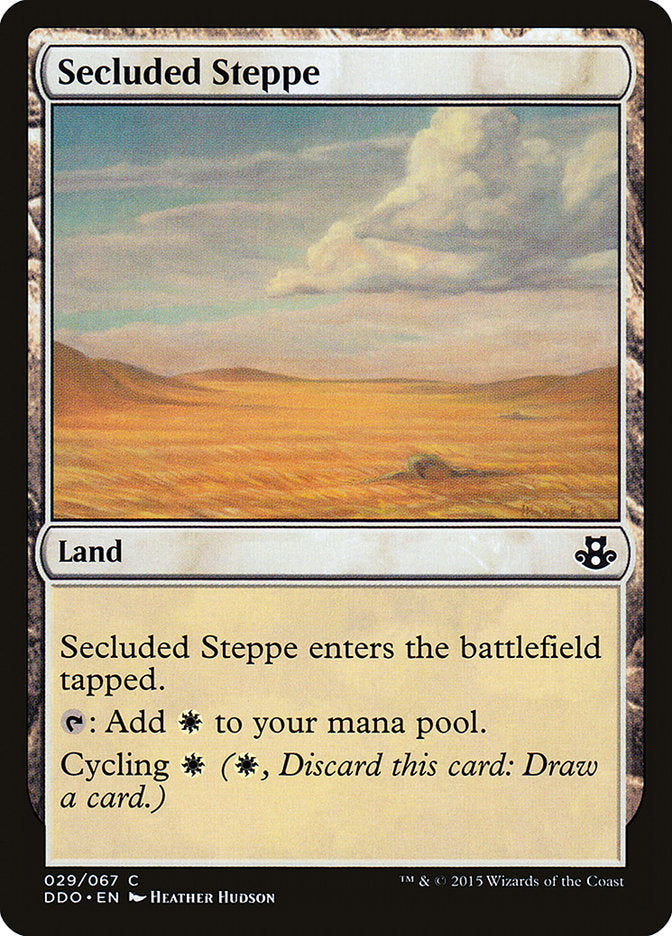 Secluded Steppe [Duel Decks: Elspeth vs. Kiora] | Gate City Games LLC