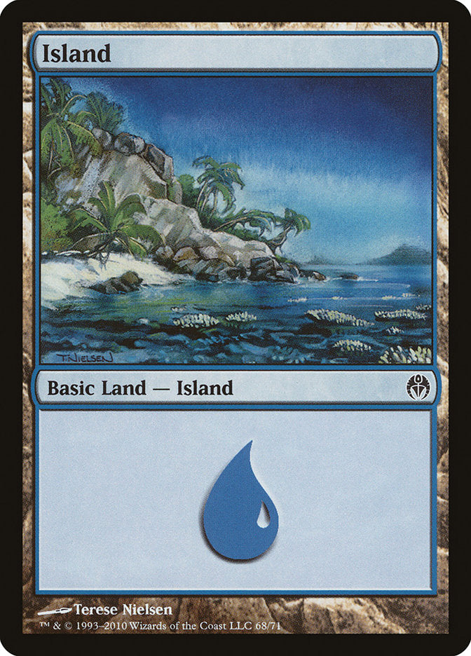 Island (68) [Duel Decks: Phyrexia vs. the Coalition] | Gate City Games LLC