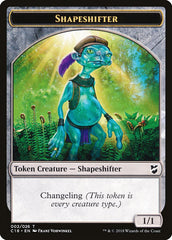 Zombie // Shapeshifter Double-Sided Token [Commander 2018 Tokens] | Gate City Games LLC
