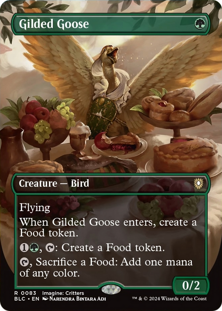 Gilded Goose (Borderless) [Bloomburrow Commander] | Gate City Games LLC