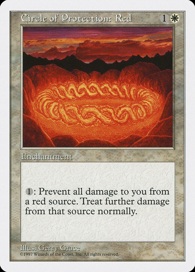 Circle of Protection: Red [Fifth Edition] | Gate City Games LLC