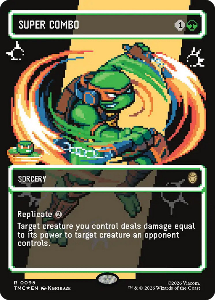 Super Combo (Borderless) (Surge Foil) [Teenage Mutant Ninja Turtles Commander] | Gate City Games LLC