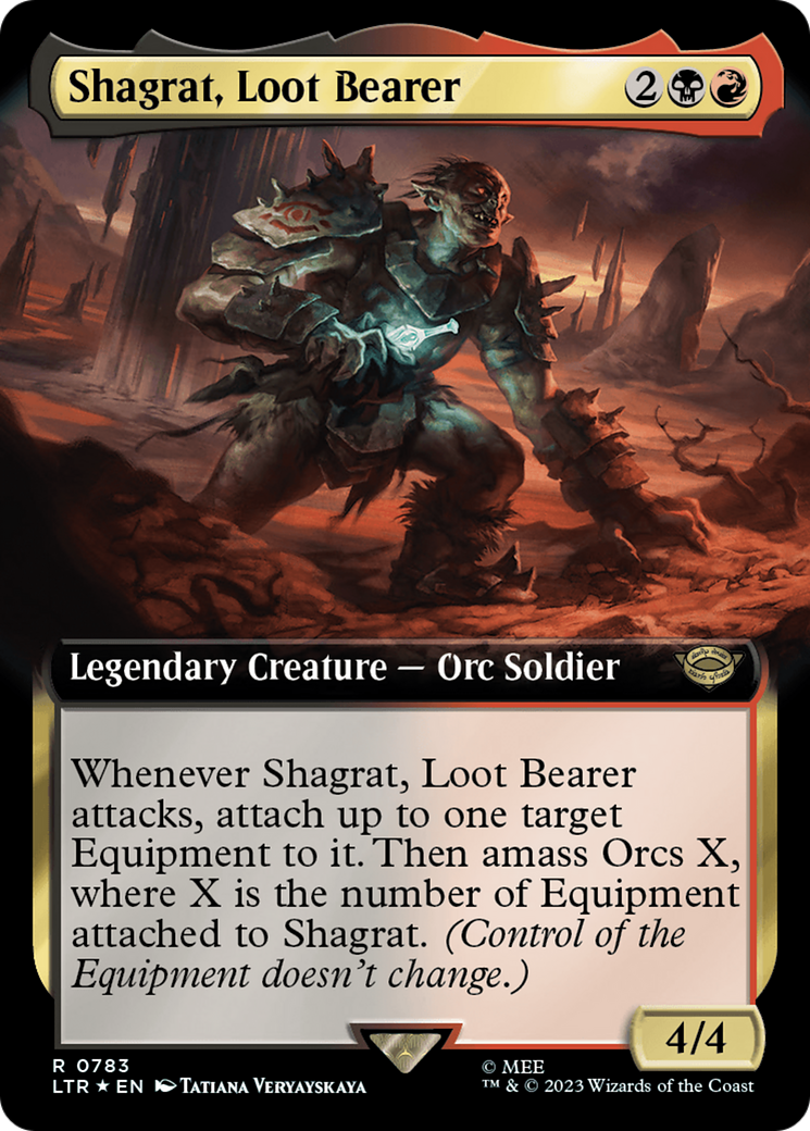 Shagrat, Loot Bearer (Extended Art) (Surge Foil) [The Lord of the Rings: Tales of Middle-Earth] | Gate City Games LLC