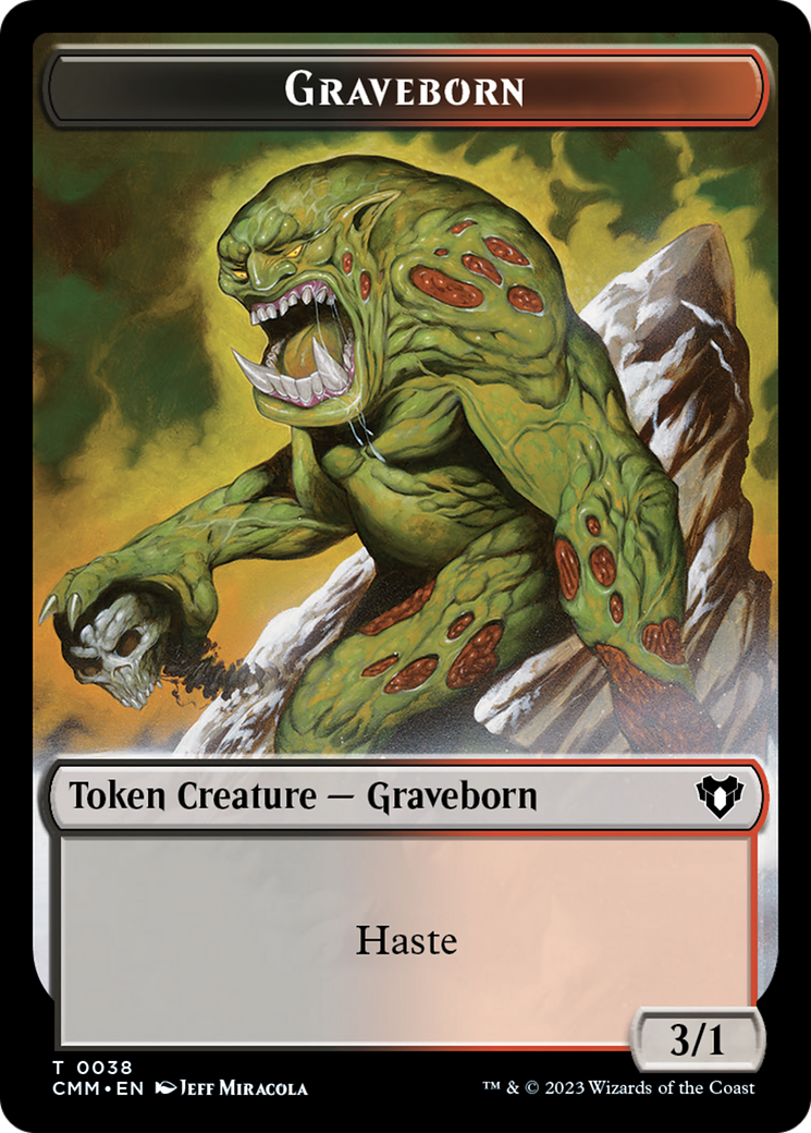 Graveborn Token [Commander Masters Tokens] | Gate City Games LLC