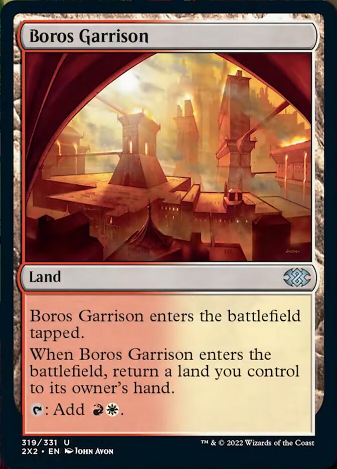 Boros Garrison [Double Masters 2022] | Gate City Games LLC