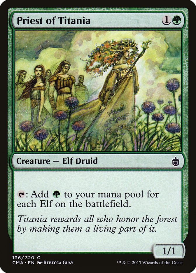 Priest of Titania [Commander Anthology] | Gate City Games LLC
