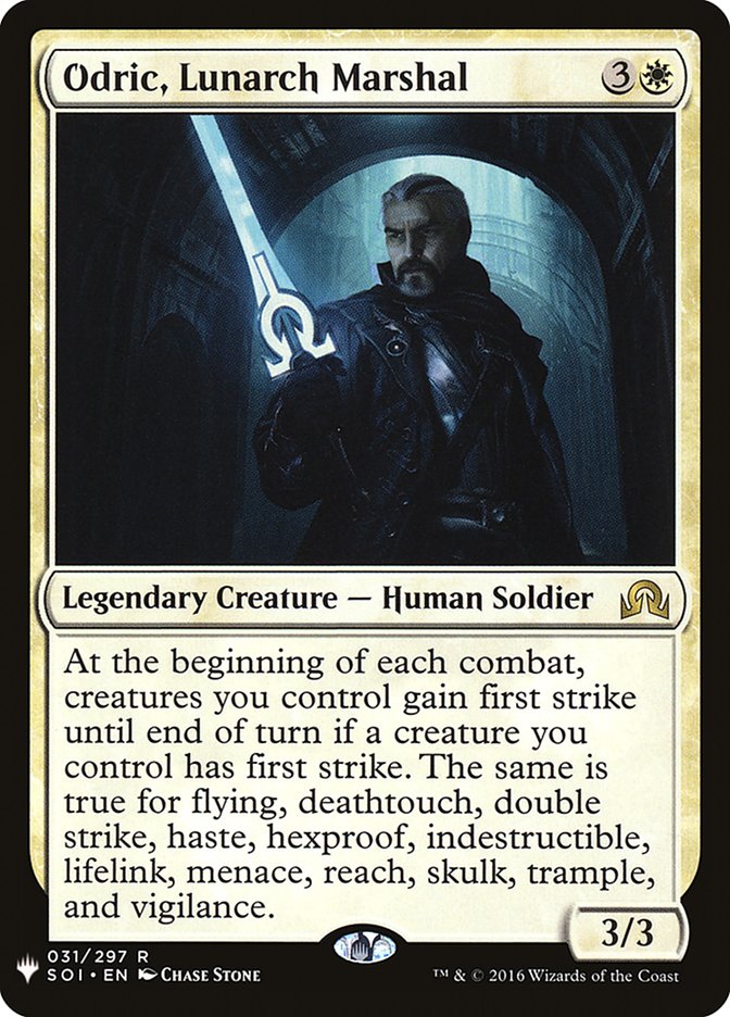 Odric, Lunarch Marshal [The List] | Gate City Games LLC