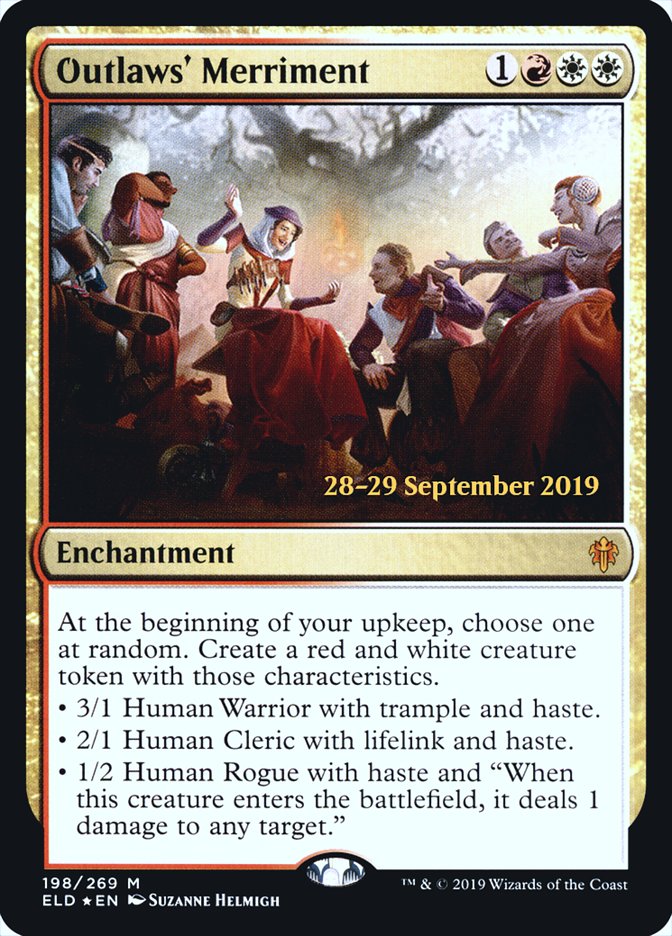 Outlaws' Merriment [Throne of Eldraine Prerelease Promos] | Gate City Games LLC