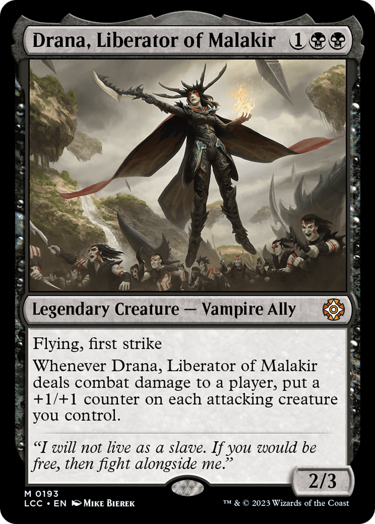Drana, Liberator of Malakir [The Lost Caverns of Ixalan Commander] | Gate City Games LLC