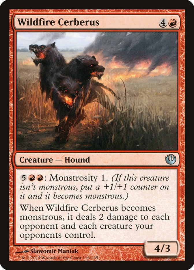 Wildfire Cerberus [Journey into Nyx] | Gate City Games LLC