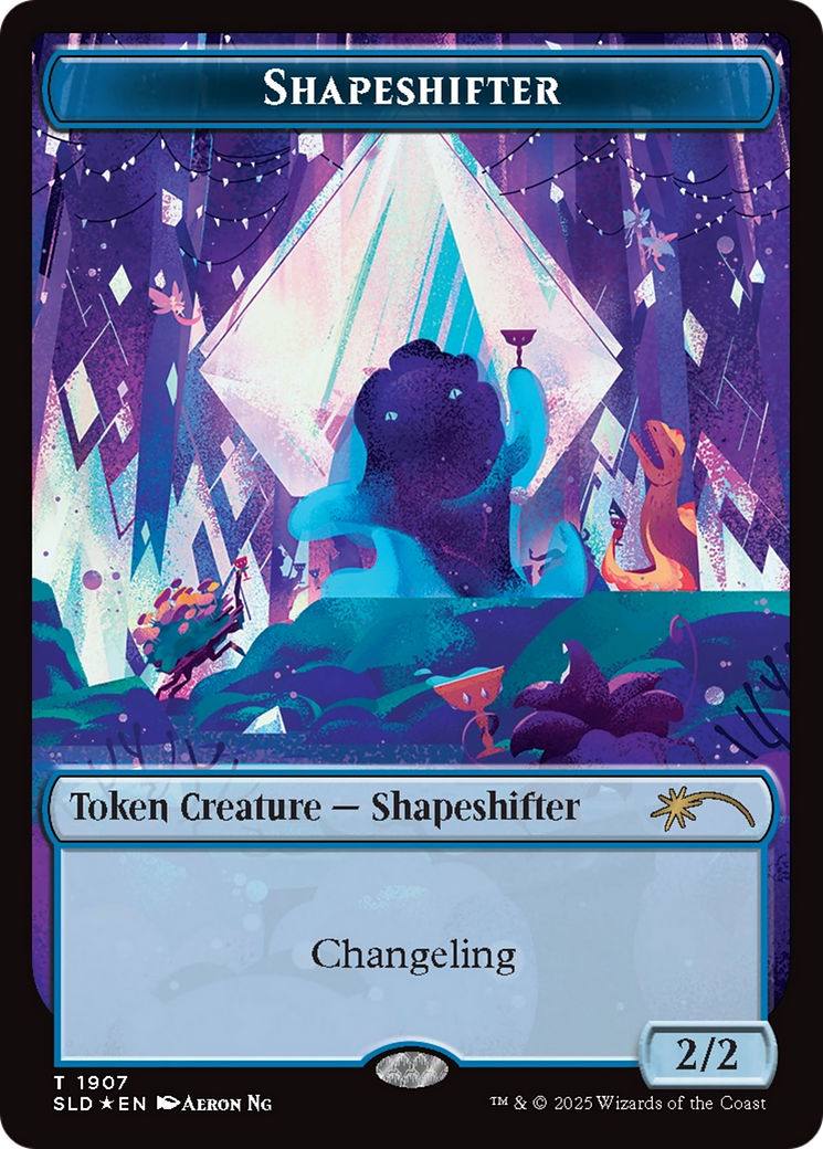 Shapeshifter Token (1907) (Double Rainbow Foil) [Secret Lair Drop Series] | Gate City Games LLC