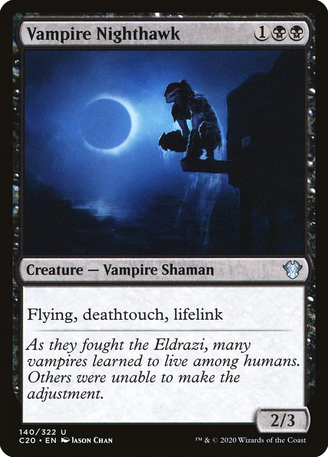 Vampire Nighthawk [Commander 2020] | Gate City Games LLC