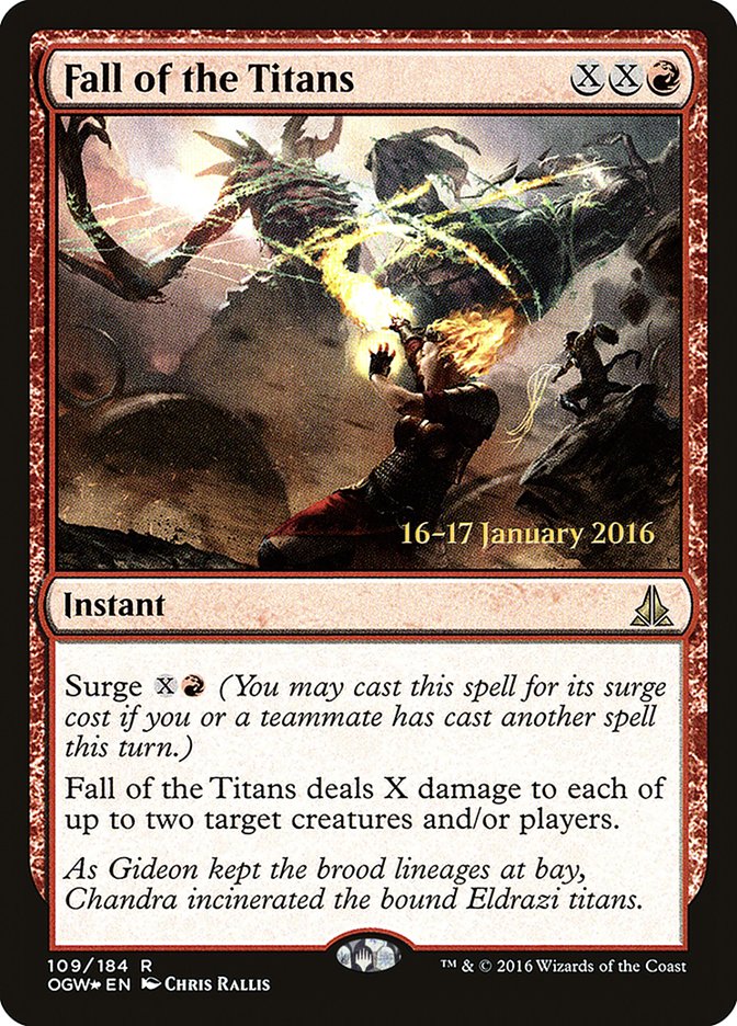 Fall of the Titans [Oath of the Gatewatch Prerelease Promos] | Gate City Games LLC