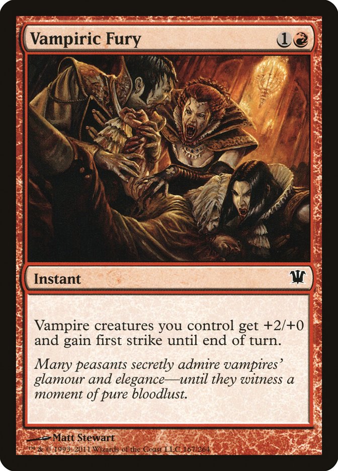 Vampiric Fury [Innistrad] | Gate City Games LLC