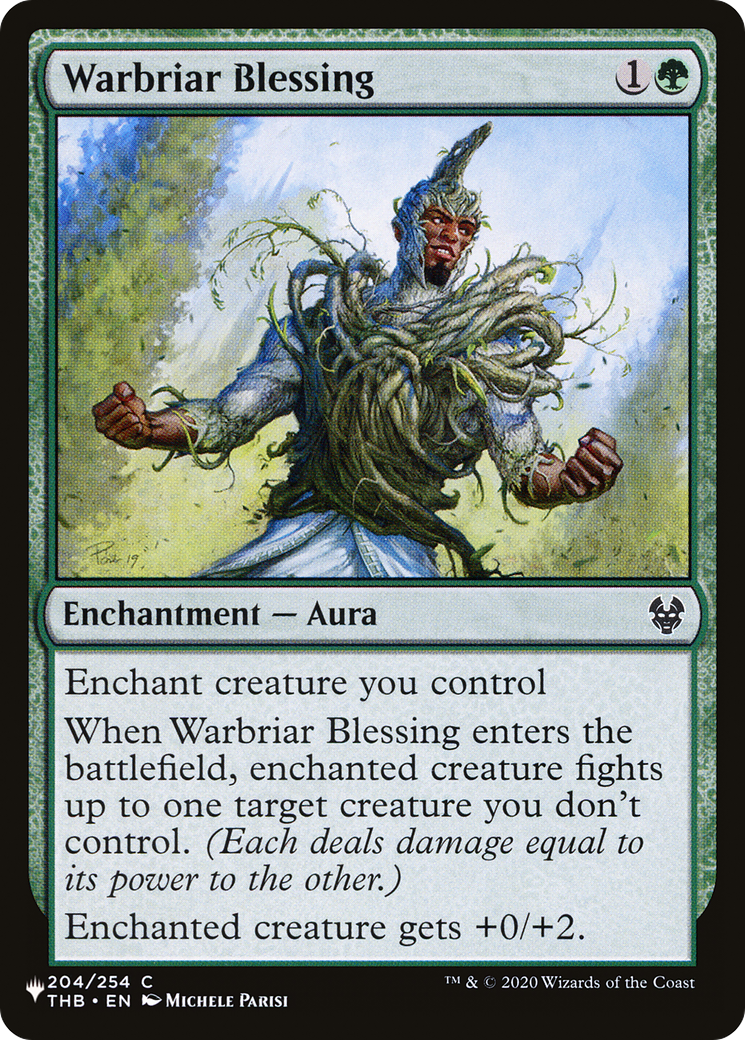 Warbriar Blessing [The List Reprints] | Gate City Games LLC