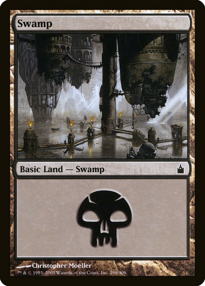 Swamp (296) [Ravnica: City of Guilds] | Gate City Games LLC