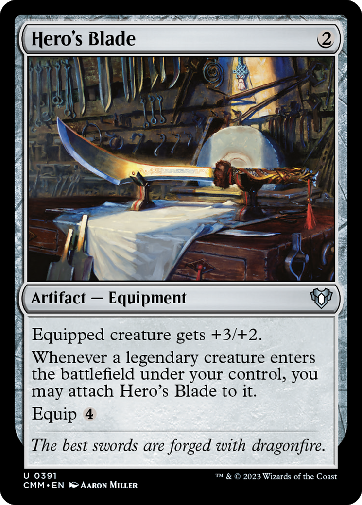 Hero's Blade [Commander Masters] | Gate City Games LLC
