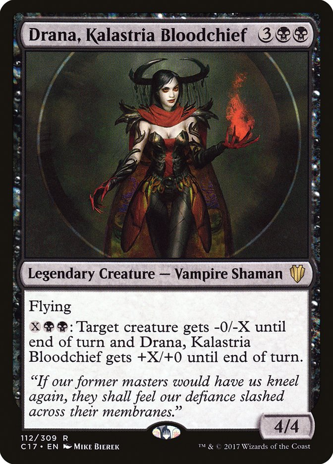 Drana, Kalastria Bloodchief [Commander 2017] | Gate City Games LLC