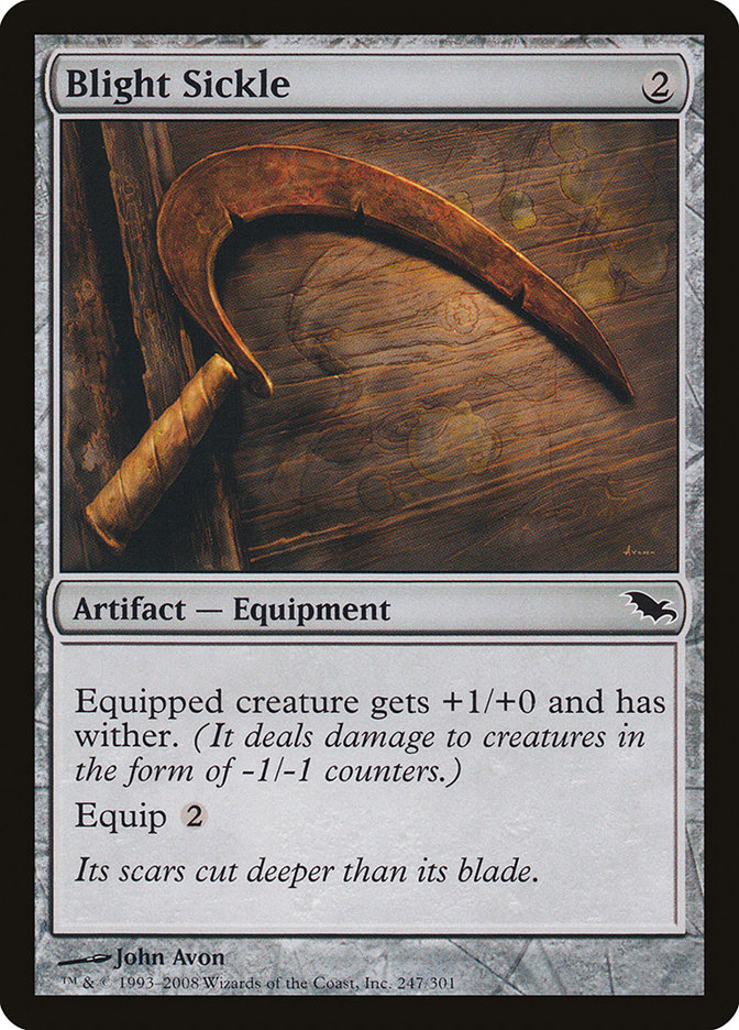 Blight Sickle [Shadowmoor] | Gate City Games LLC