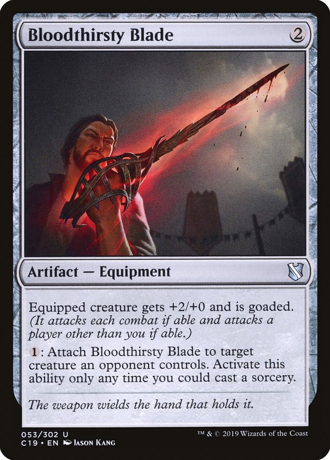 Bloodthirsty Blade [Commander 2019] | Gate City Games LLC