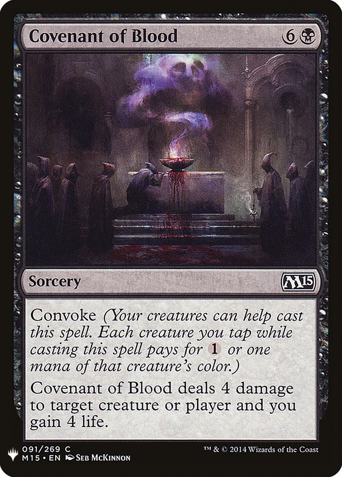 Covenant of Blood [Mystery Booster] | Gate City Games LLC