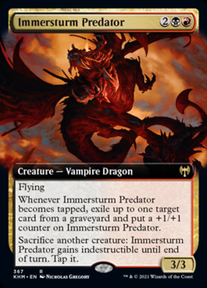 Immersturm Predator (Extended Art) [Kaldheim] | Gate City Games LLC