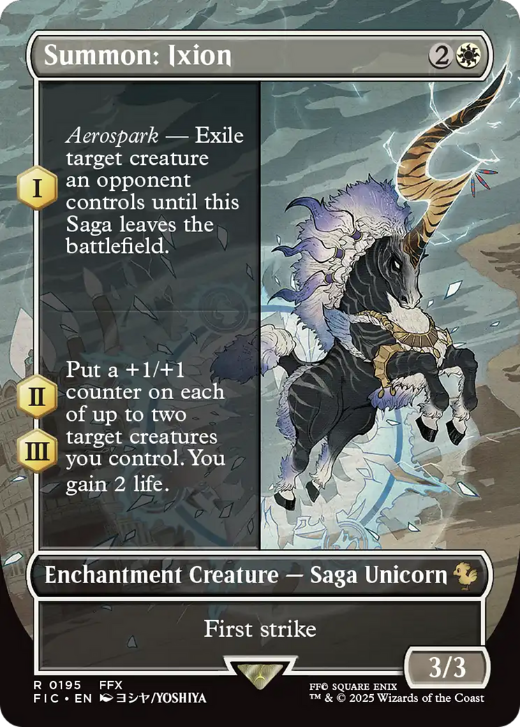 Summon: Ixion (Borderless) [FINAL FANTASY Commander] | Gate City Games LLC