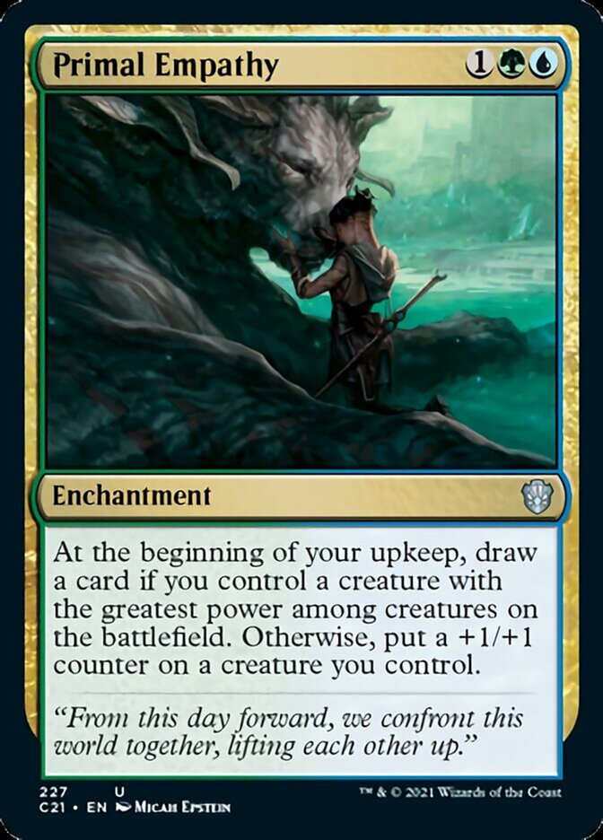 Primal Empathy [Commander 2021] | Gate City Games LLC