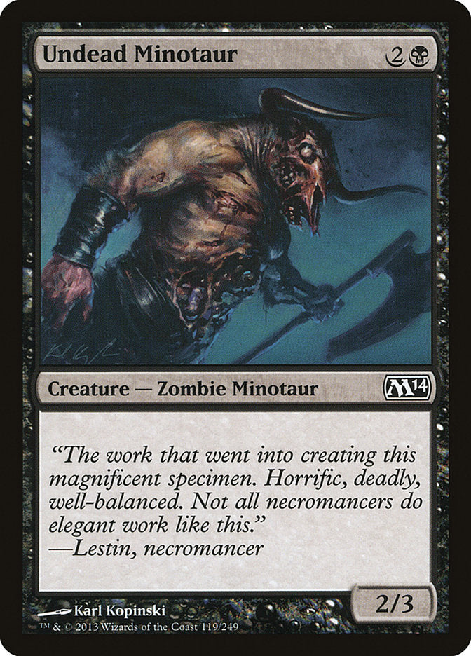Undead Minotaur [Magic 2014] | Gate City Games LLC