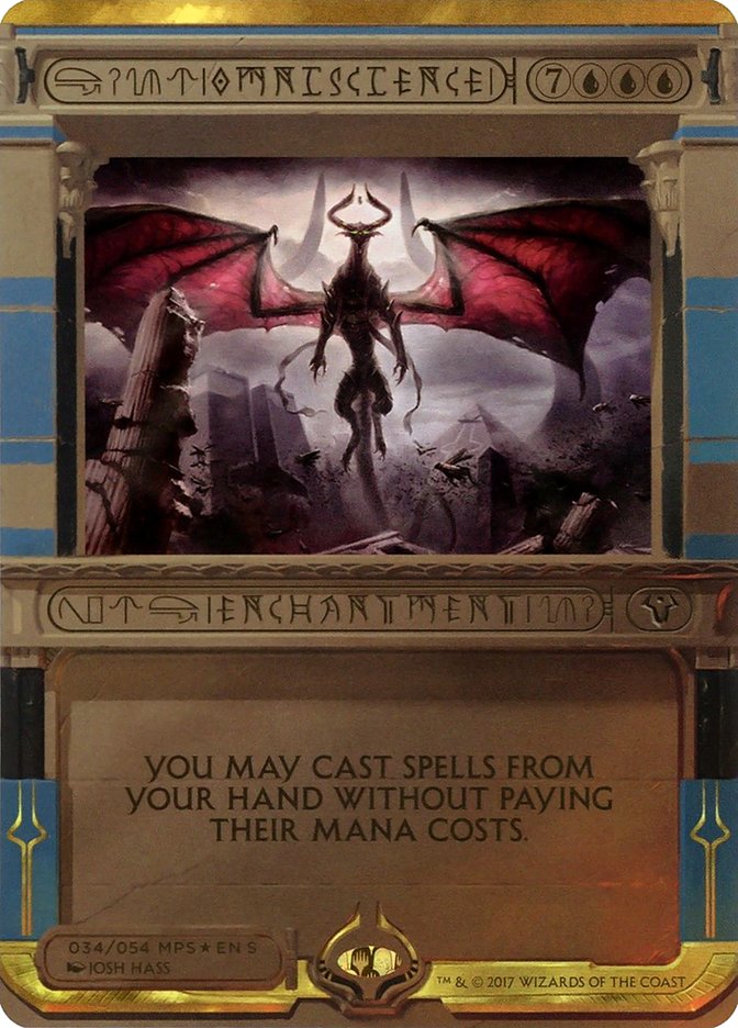 Omniscience (Invocation) [Amonkhet Invocations] | Gate City Games LLC