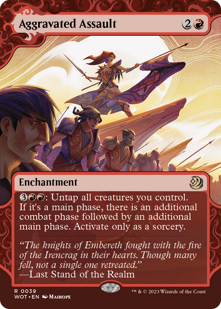 Aggravated Assault [Wilds of Eldraine: Enchanting Tales] | Gate City Games LLC