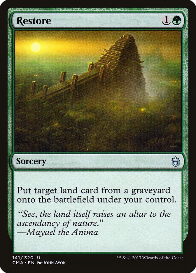 Restore [Commander Anthology] | Gate City Games LLC