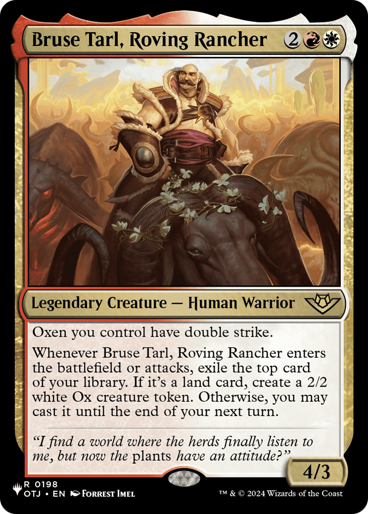 Bruse Tarl, Roving Rancher (OTJ) [The List] | Gate City Games LLC