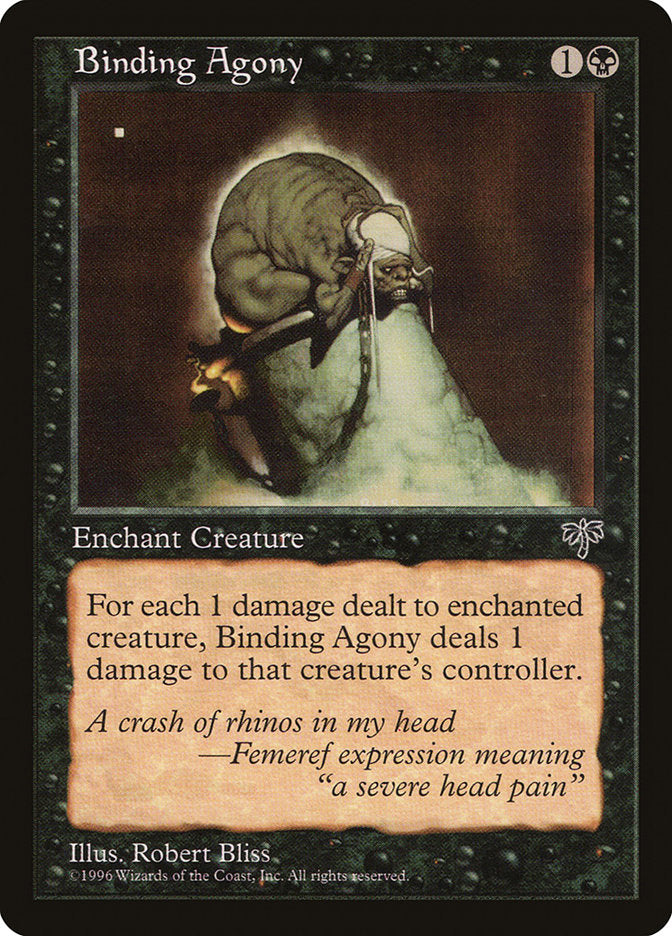 Binding Agony [Mirage] | Gate City Games LLC
