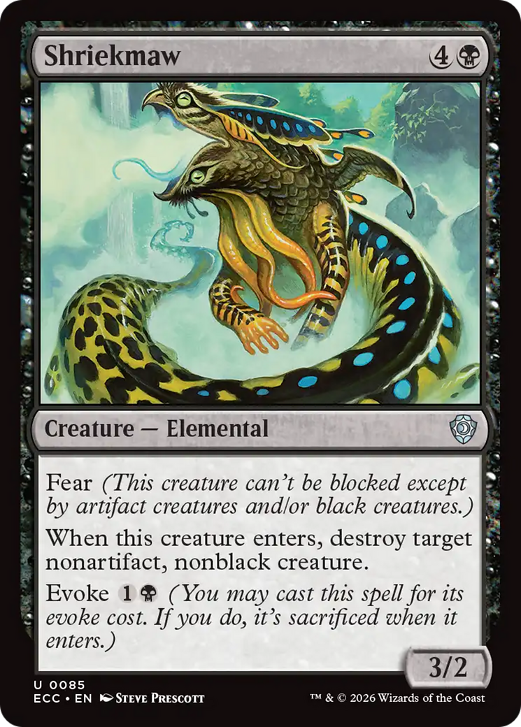 Shriekmaw [Lorwyn Eclipsed Commander] | Gate City Games LLC