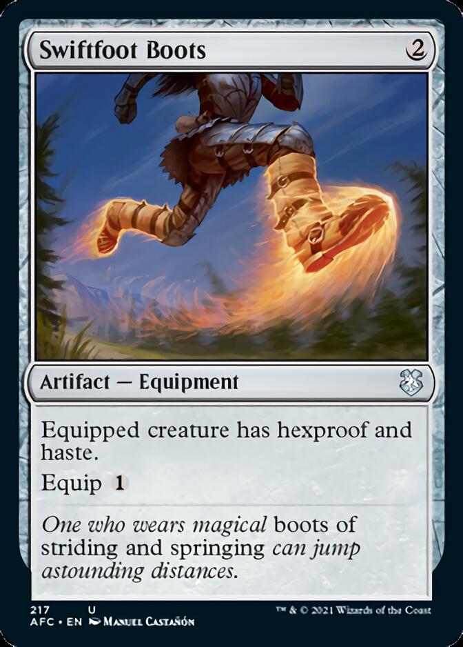 Swiftfoot Boots [Dungeons & Dragons: Adventures in the Forgotten Realms Commander] | Gate City Games LLC