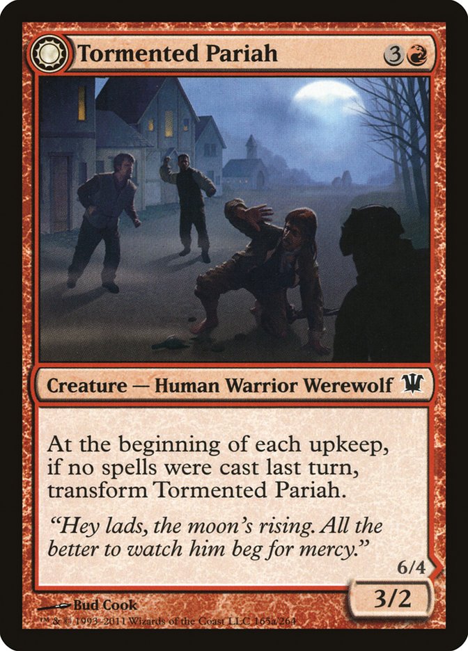 Tormented Pariah // Rampaging Werewolf [Innistrad] | Gate City Games LLC