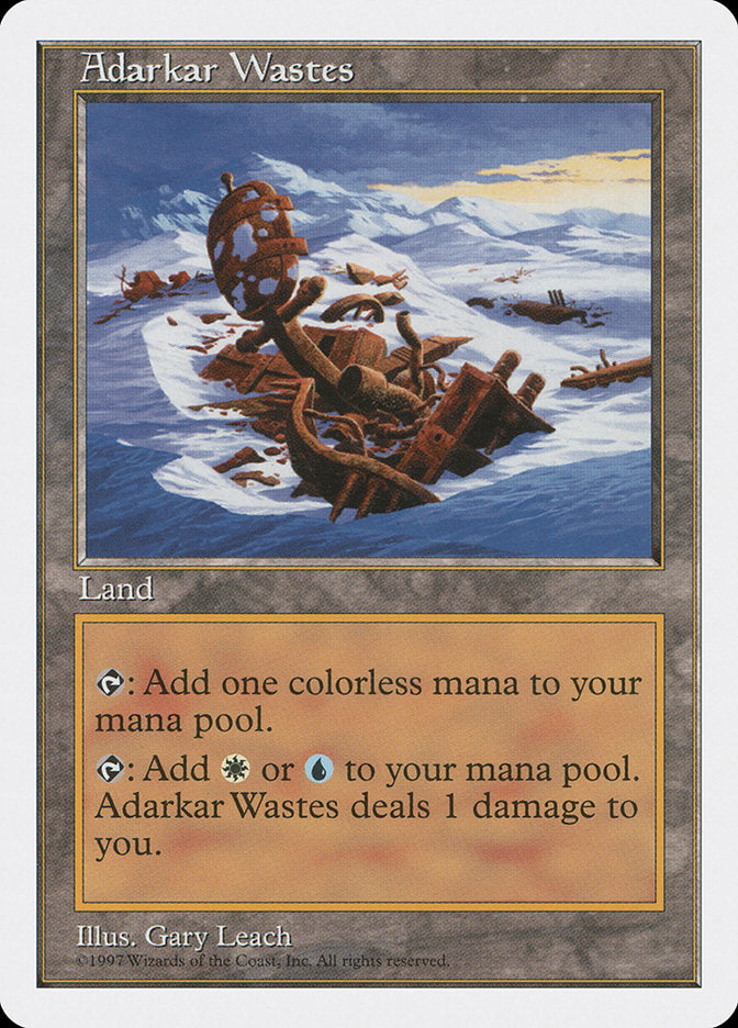 Adarkar Wastes [Fifth Edition] | Gate City Games LLC