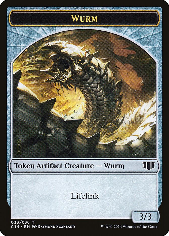 Wurm (033/036) // Goat Double-Sided Token [Commander 2014 Tokens] | Gate City Games LLC