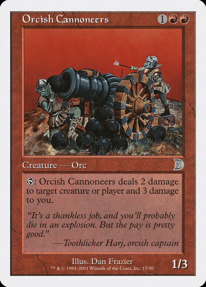 Orcish Cannoneers [Deckmasters] | Gate City Games LLC