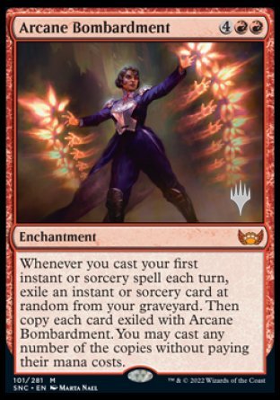 Arcane Bombardment (Promo Pack) [Streets of New Capenna Promos] | Gate City Games LLC
