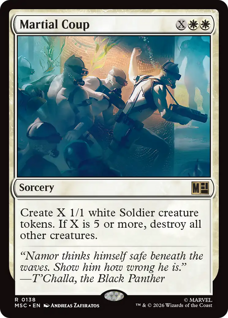 Martial Coup (Surge Foil) [Marvel Super Heroes Commander] | Gate City Games LLC