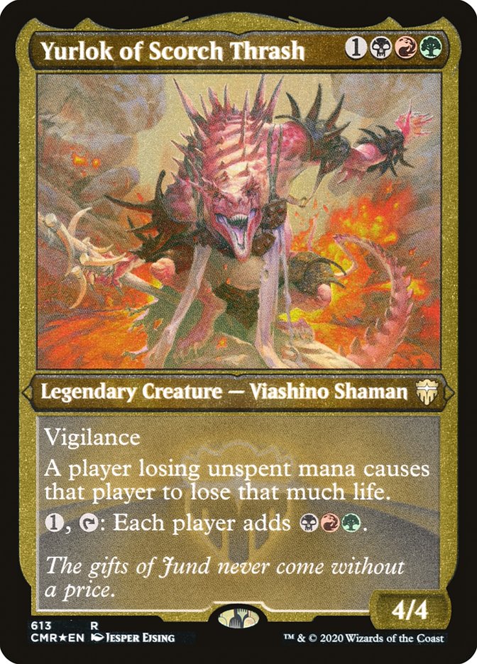 Yurlok of Scorch Thrash (Etched) [Commander Legends] | Gate City Games LLC