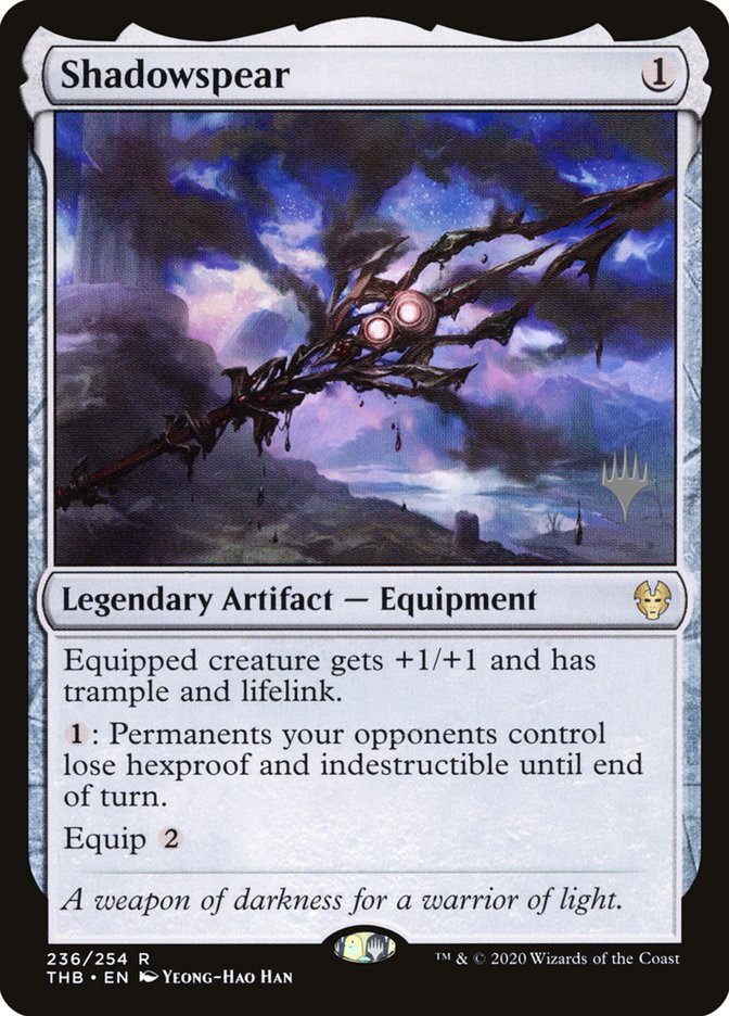 Shadowspear (Promo Pack) [Theros Beyond Death Promos] | Gate City Games LLC