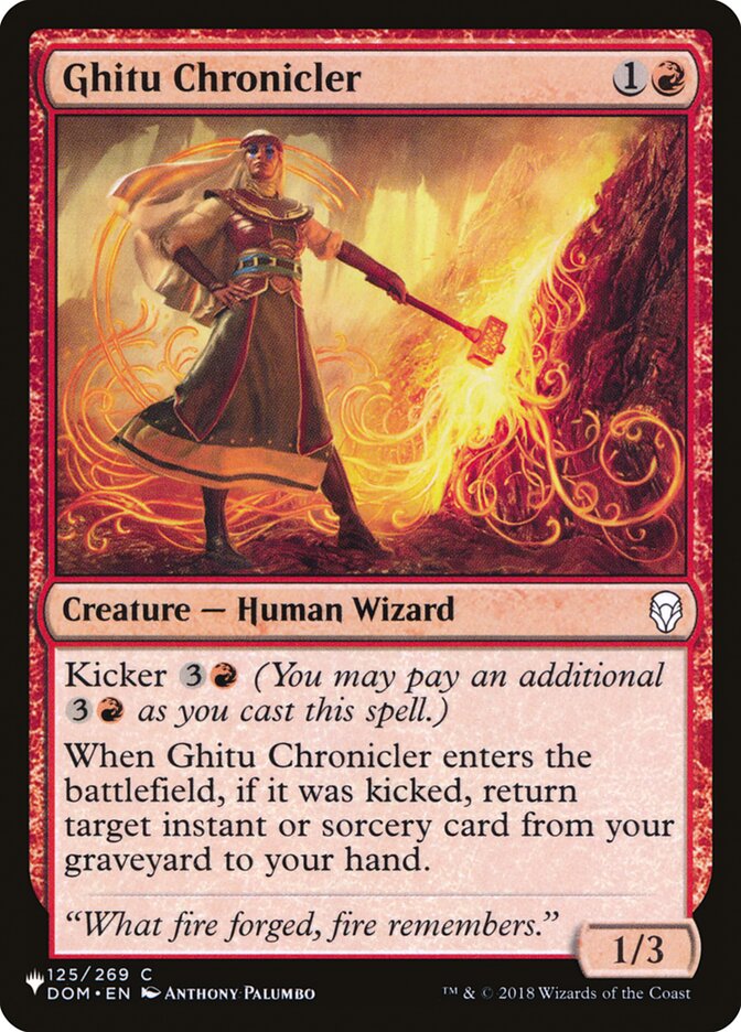 Ghitu Chronicler [The List] | Gate City Games LLC